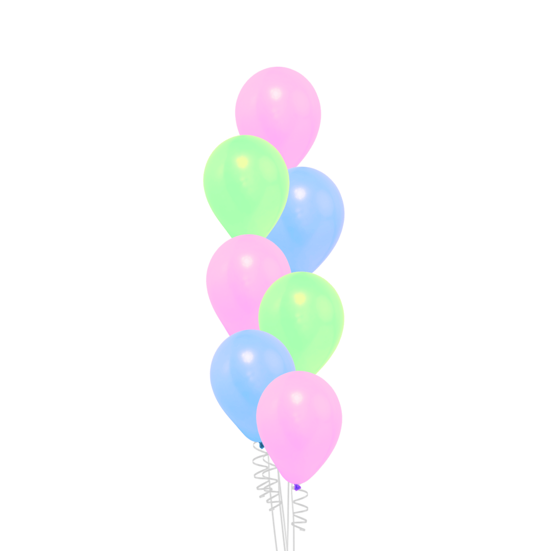 Latex Balloon Bouquet with Helium