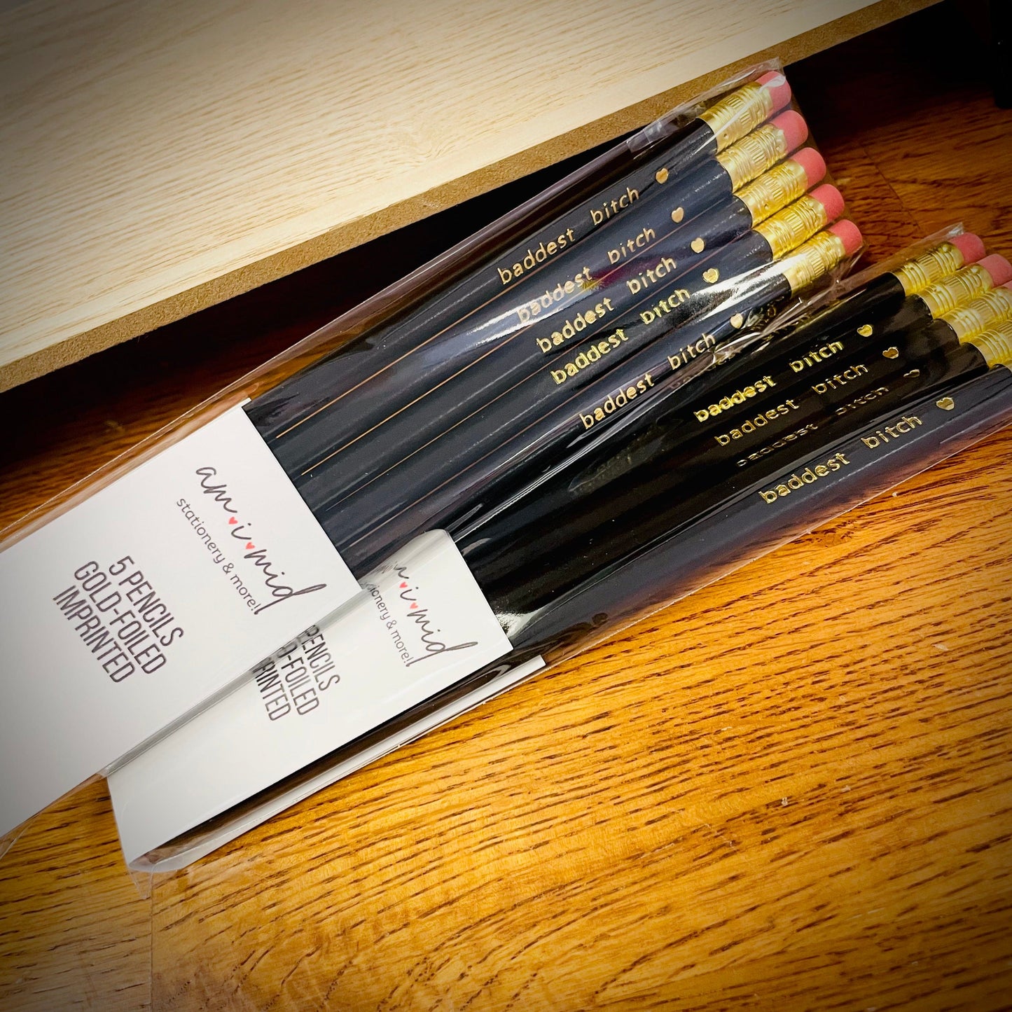 Baddest Bitch Pencil Set