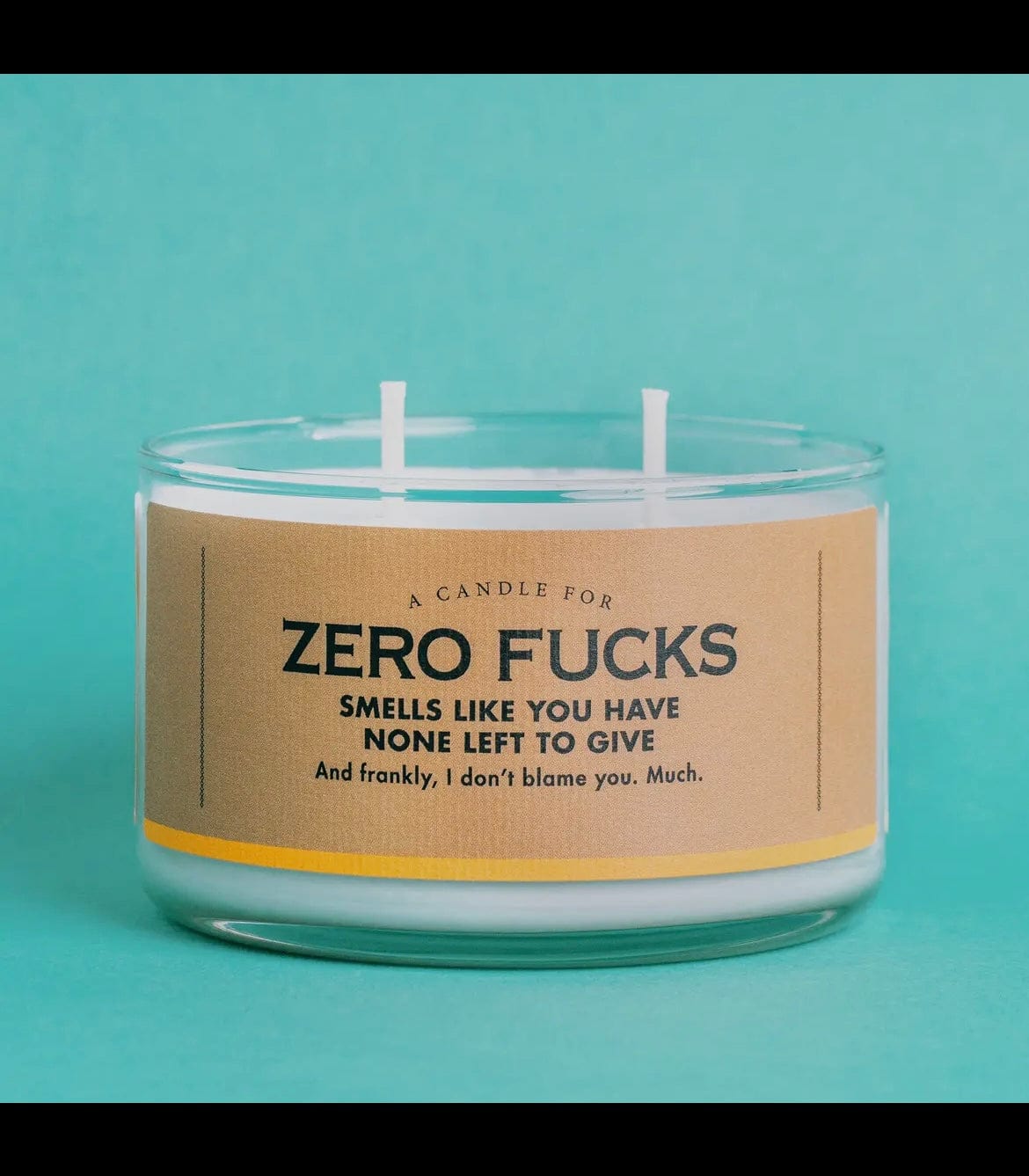 A Candle for Zero Fucks