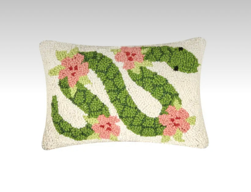 Floral Snake Hook Pillow