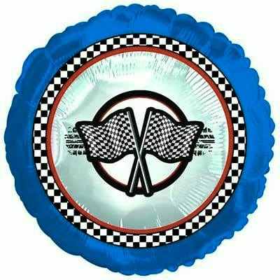 18" Racing Flag Balloon