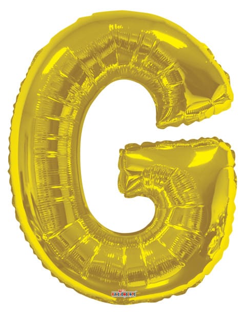 34" Gold Foil Letter Balloon