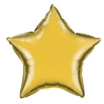 18" Gold Star Balloon