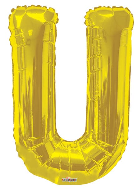34" Gold Foil Letter Balloon