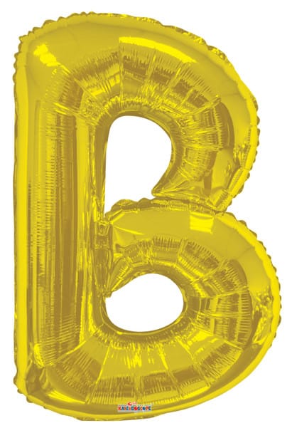 34" Gold Foil Letter Balloon
