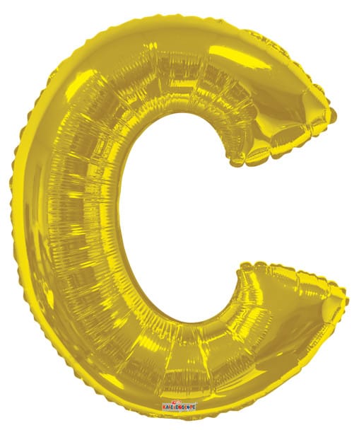 34" Gold Foil Letter Balloon