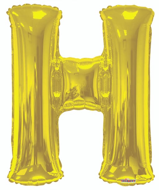 34" Gold Foil Letter Balloon