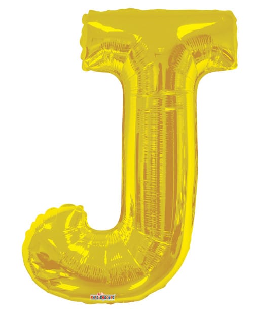 34" Gold Foil Letter Balloon