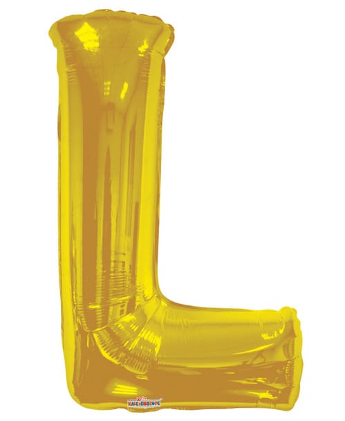 34" Gold Foil Letter Balloon