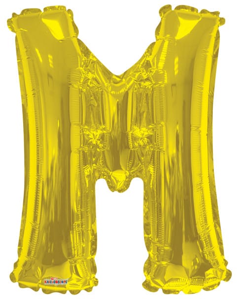 34" Gold Foil Letter Balloon