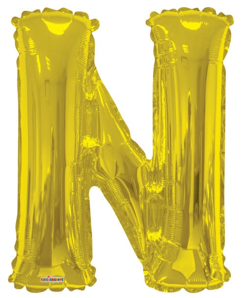 34" Gold Foil Letter Balloon