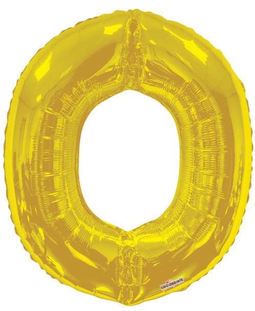34" Gold Foil Letter Balloon