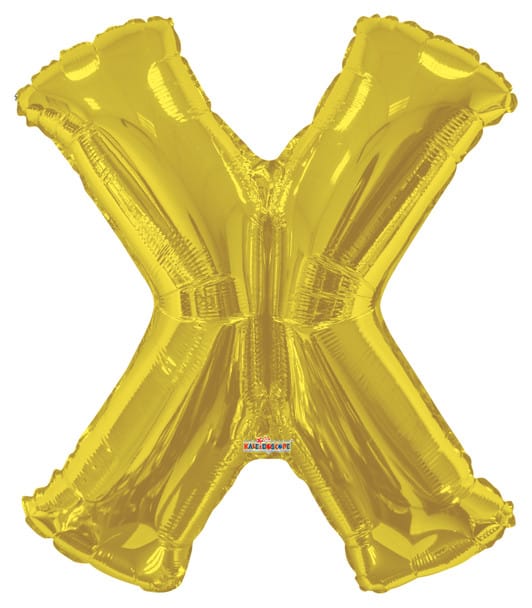 34" Gold Foil Letter Balloon