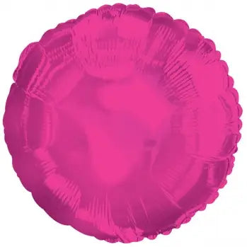 18" Hot Pink Circle Balloon
