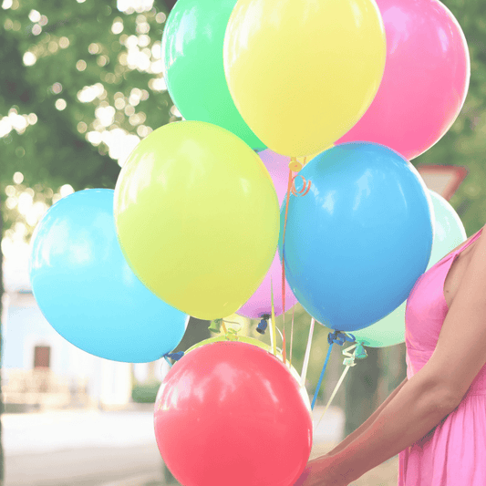 Latex Balloon Bouquet with Helium