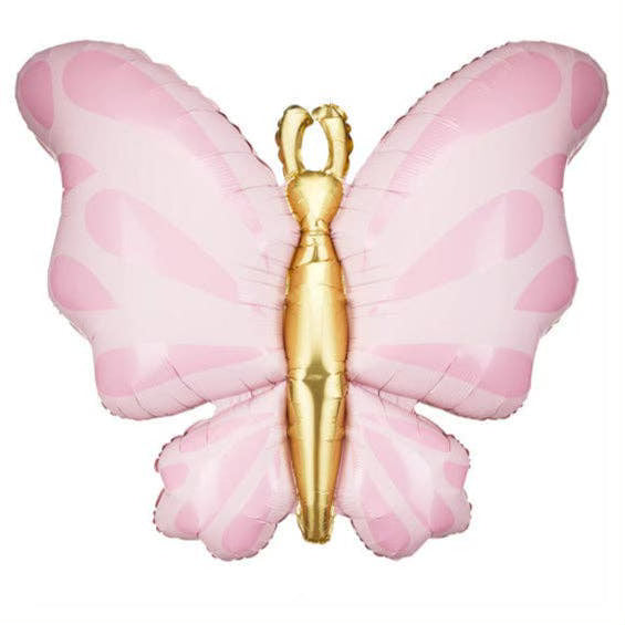 27” Pink Butterfly Balloon