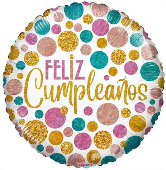 18” Spanish Happy Birthday Balloon