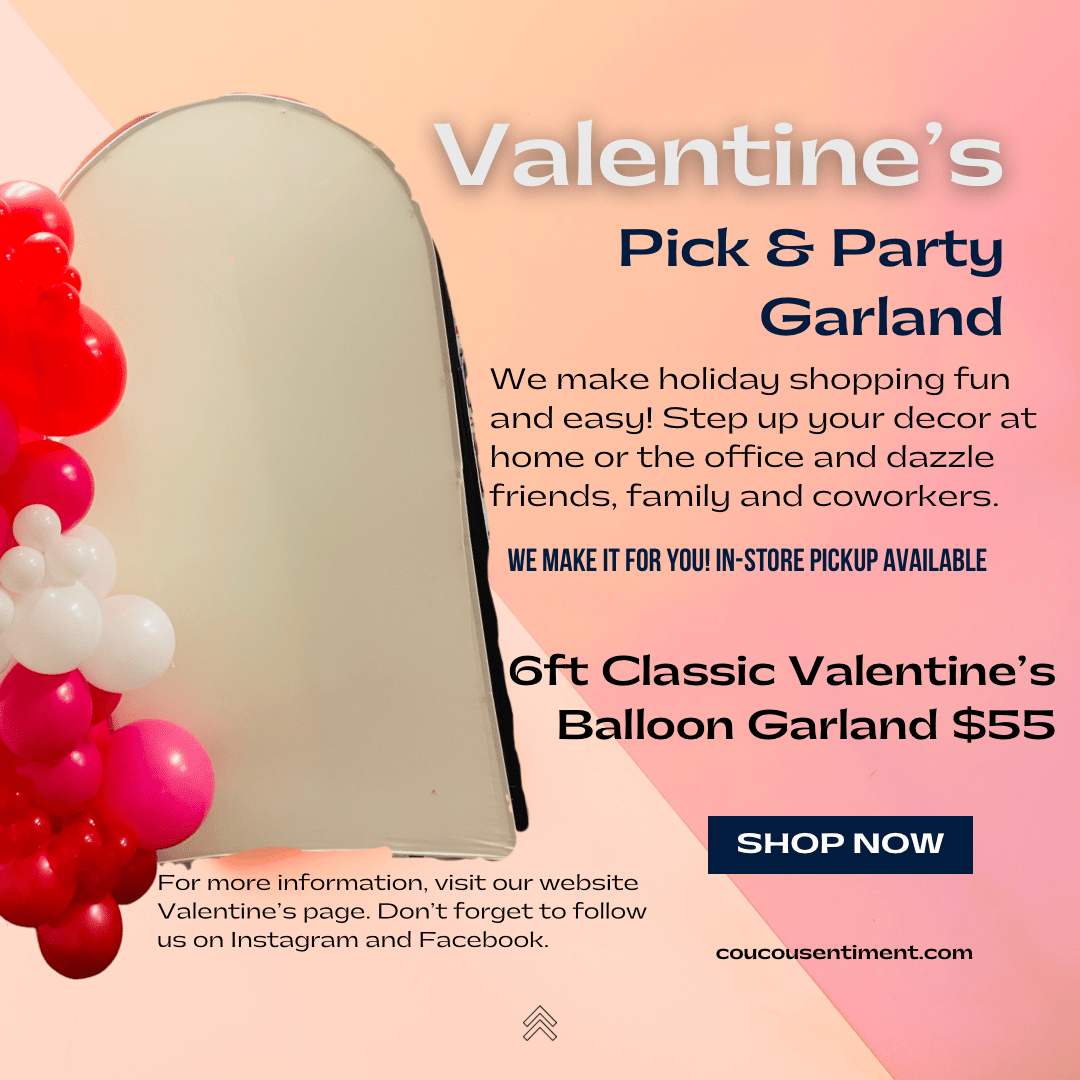 Classic Valentine’s Balloon Garland ❤️