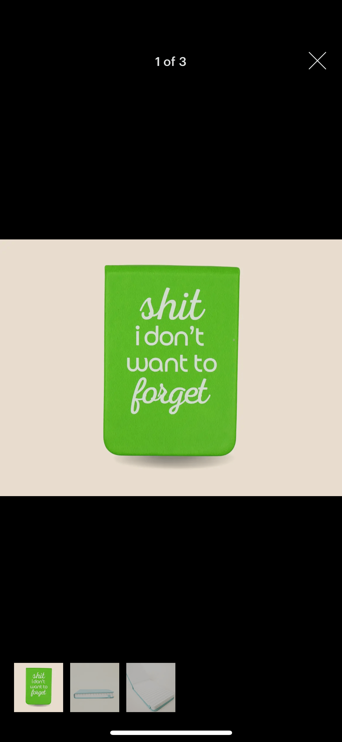 Shit I Don’t Want To Forget - Printed Leatherette Pocket Journal