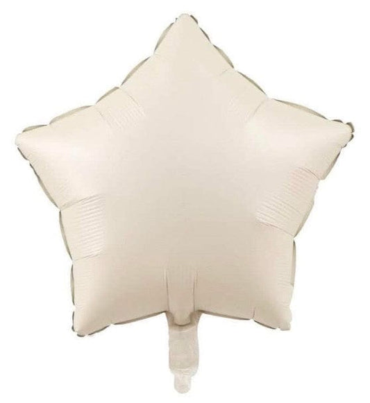 18" Ivory Star Balloon