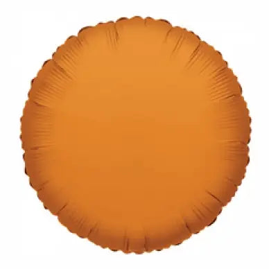 18" Orange Circle Balloon