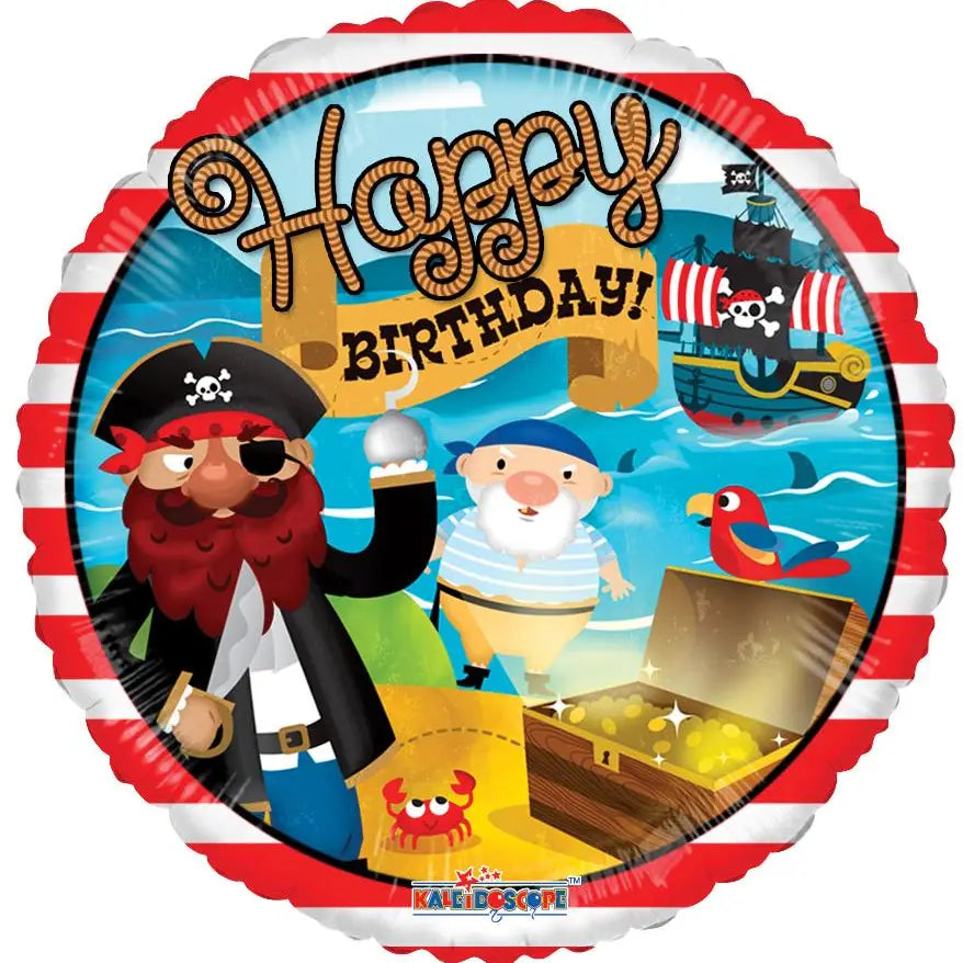 18” Pirate Happy Birthday Balloon