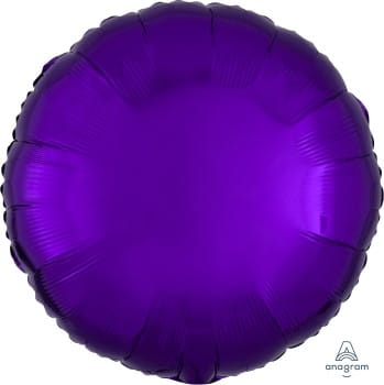 18" Purple Circle Balloon