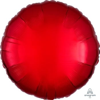 18" Red Circle Balloon