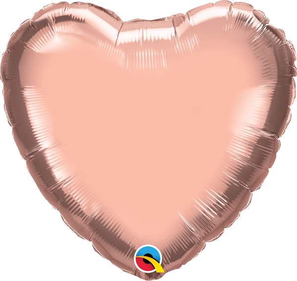 18" Rose Gold Heart Balloon