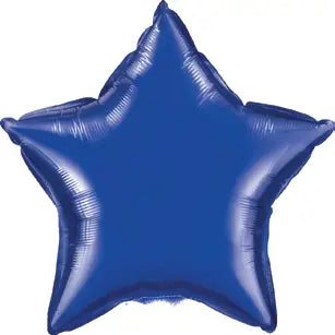 18" Sapphire Blue Star Balloon