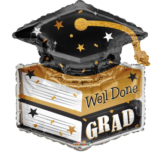 36" Well Done Grad Balloon