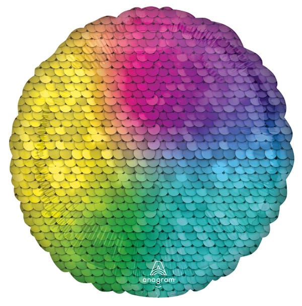 18" Rainbow Sequins Balloon