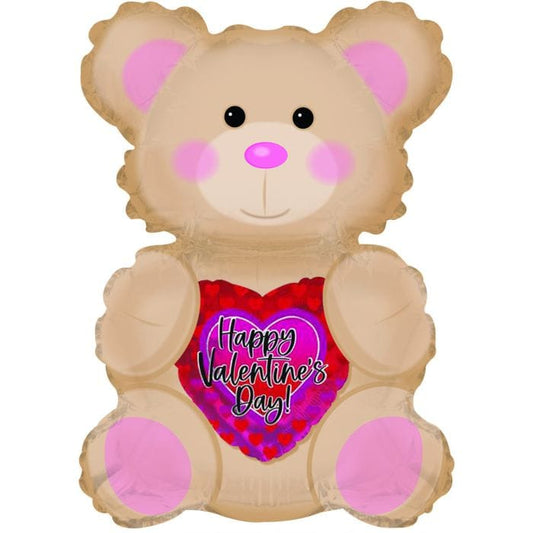 31" Happy Valentine’s Day Bear Balloon
