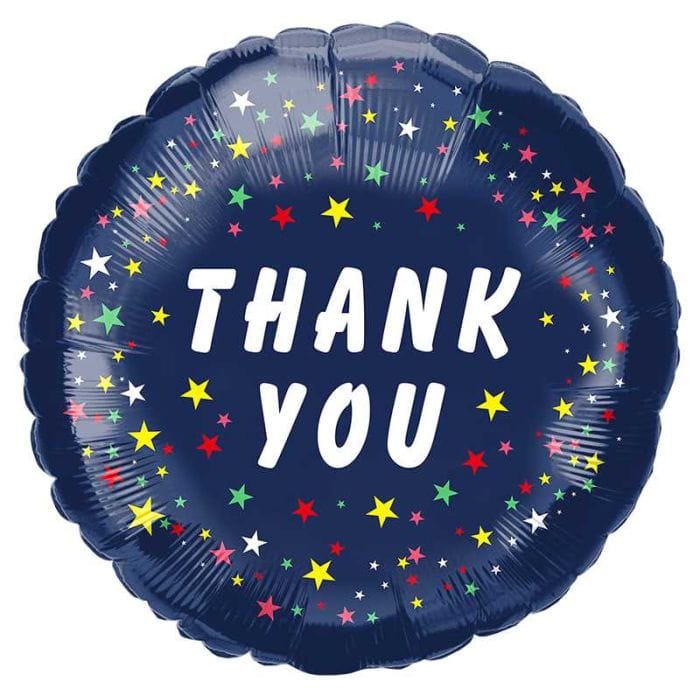18" Thank You Stars Balloon