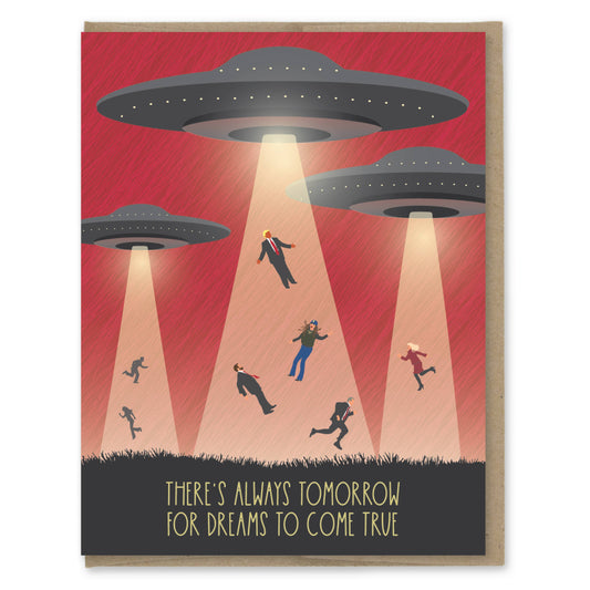 Always Tomorrow UFO Invasion Card