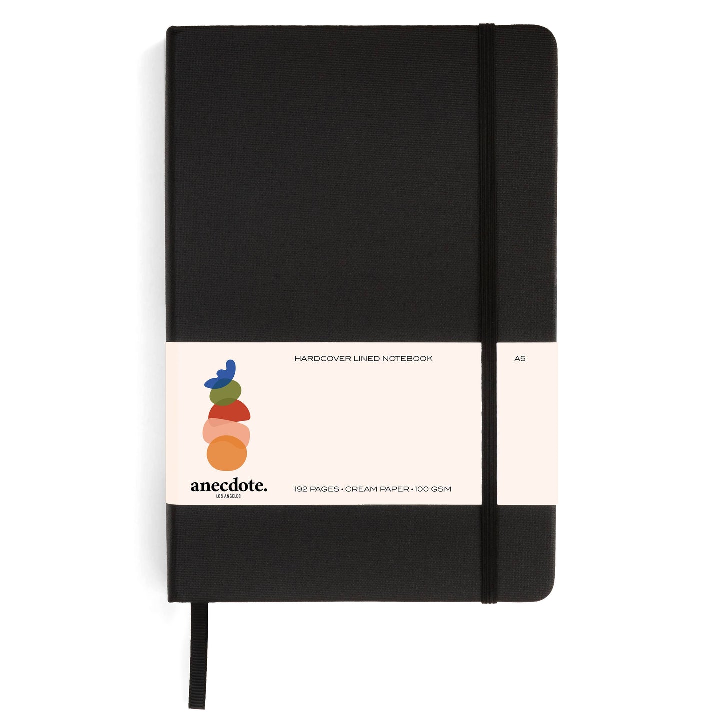 A5 Hardcover Journal | Lined or Dotted Notebook | 11 Colors : Ink Blue / Dotted