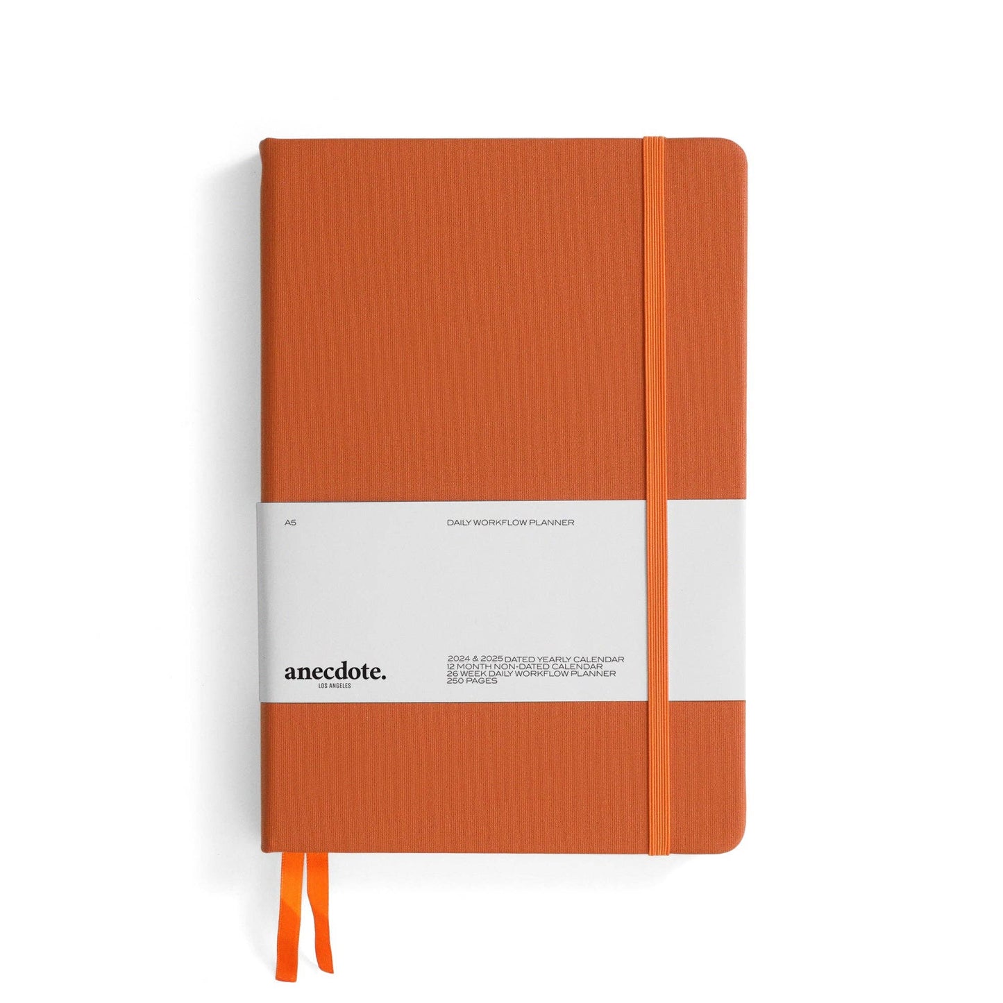 The Daily Planner - Hardcover with Library Buckram Cover: Tie Dye