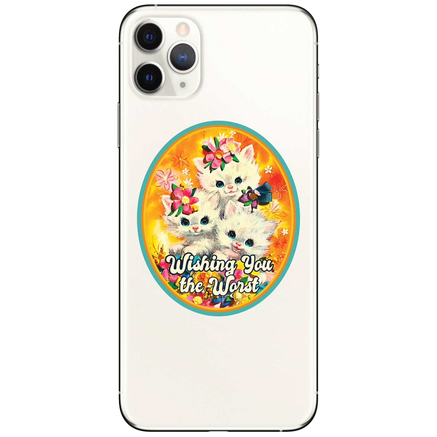 Wishing You the Worst Cats Sticker