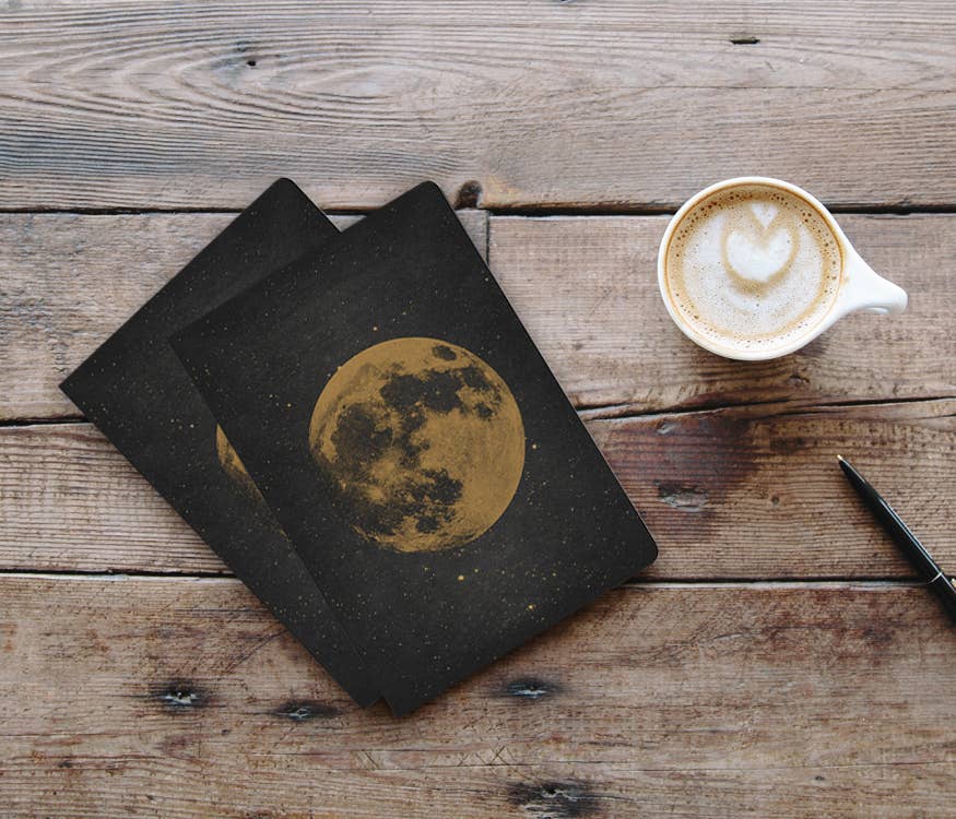 Full Moon Notebook