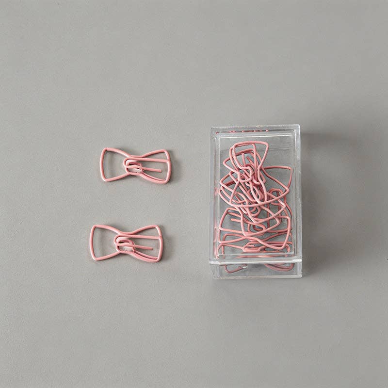 10 Boxed Animal Paper Clips: Bow / One Size/1Pack/10PCS