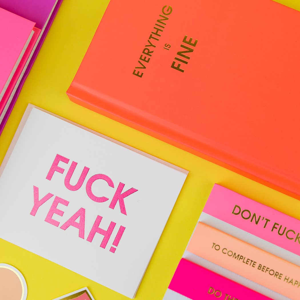 Fuck Yeah - Congratulations | Encouragement - Foil Card