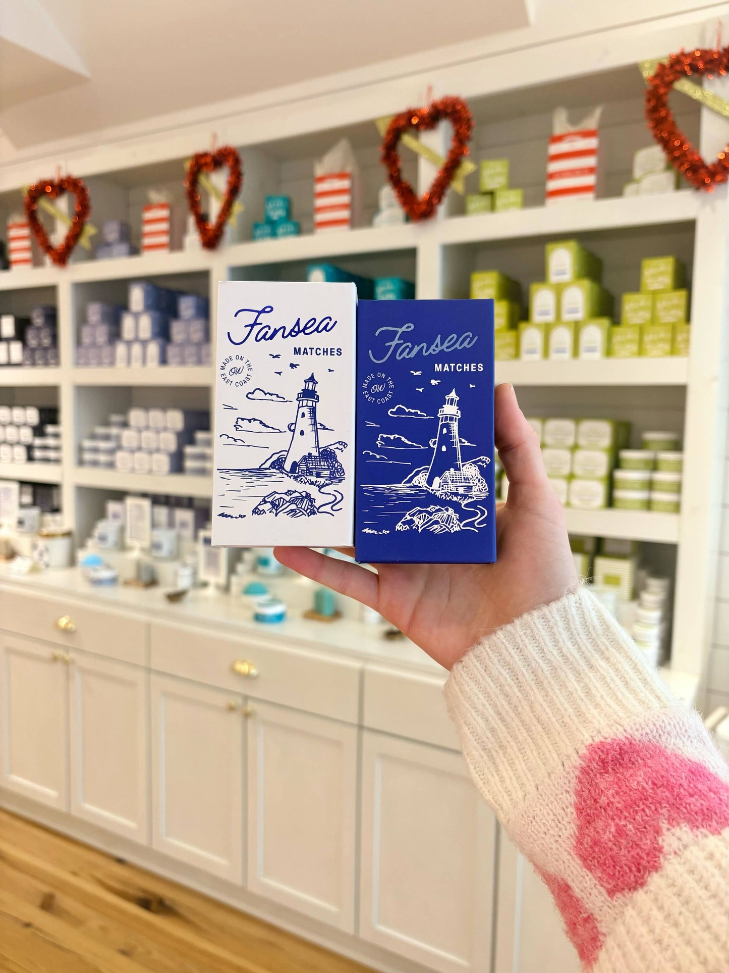 Fansea Matches | White Keepsake Matchbox