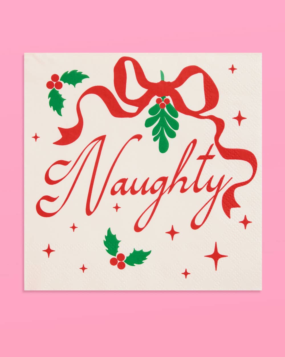 Naughty or Nice Napkins - 25 paper napkins Christmas Xmas Holiday Tablescape