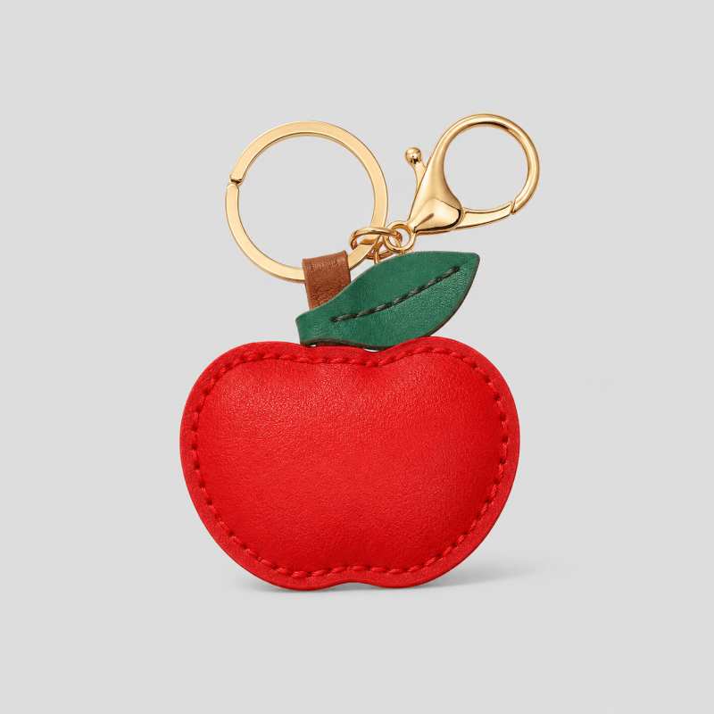 Creative Handmade Fruit Keychain: Red / One Size