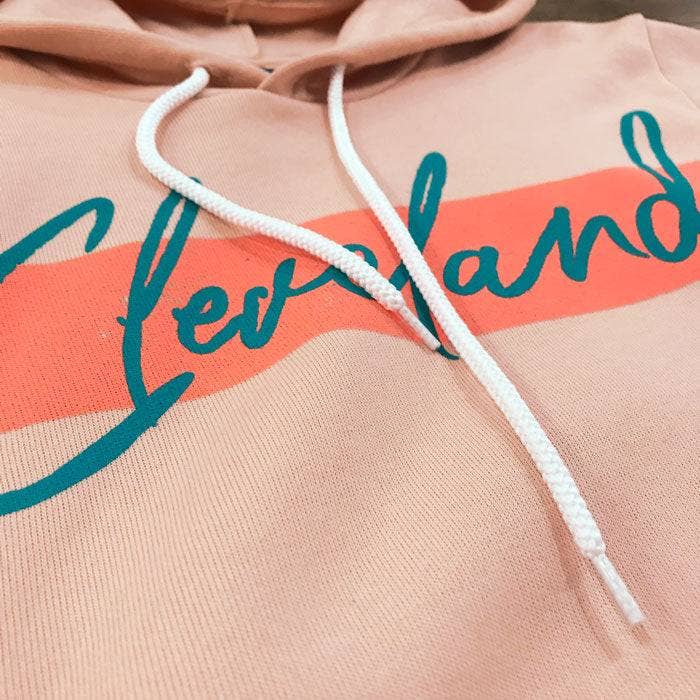 Cleveland Marker Script - Hooded Pullover