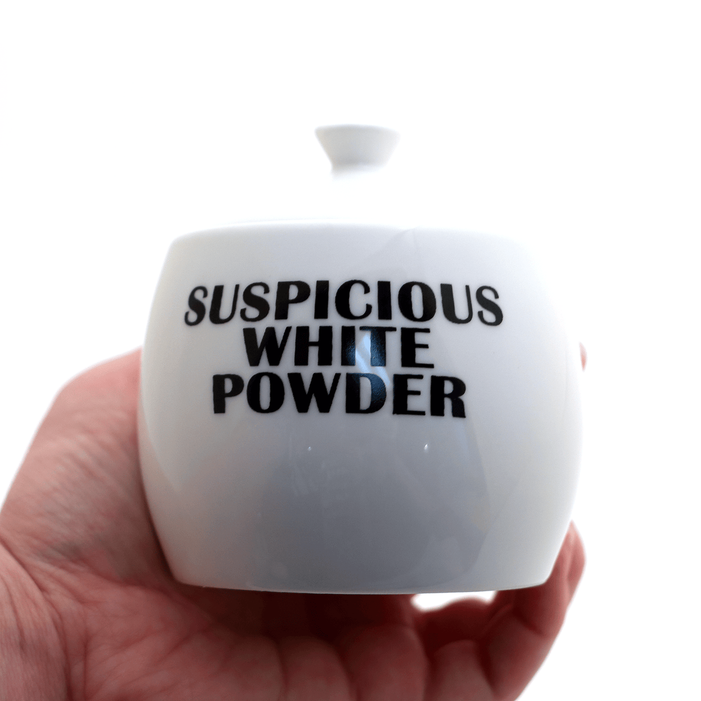 Suspicious White Powder Round Sugar Bowl - LIMITED EDITION