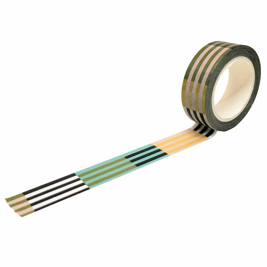 Multicolored Stripe Washi Tape