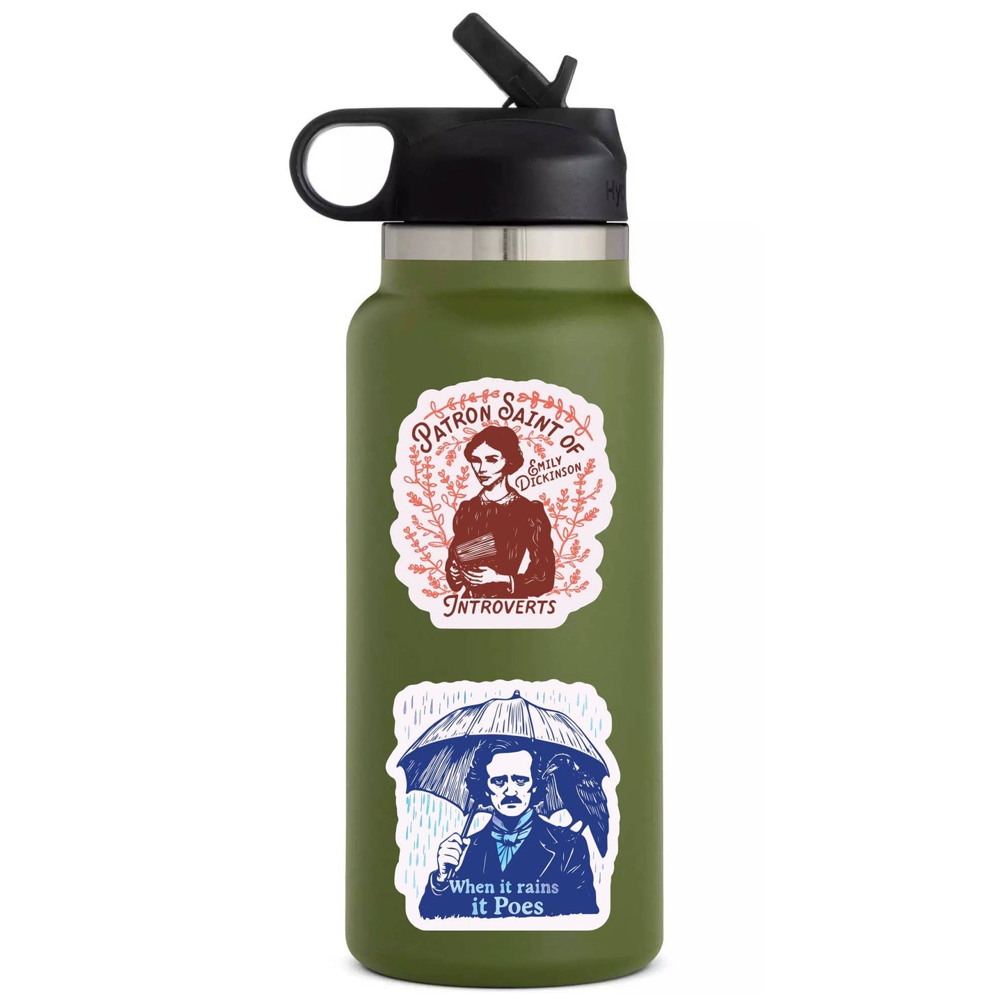 Patron Saint of Introverts Emily Dickinson Sticker