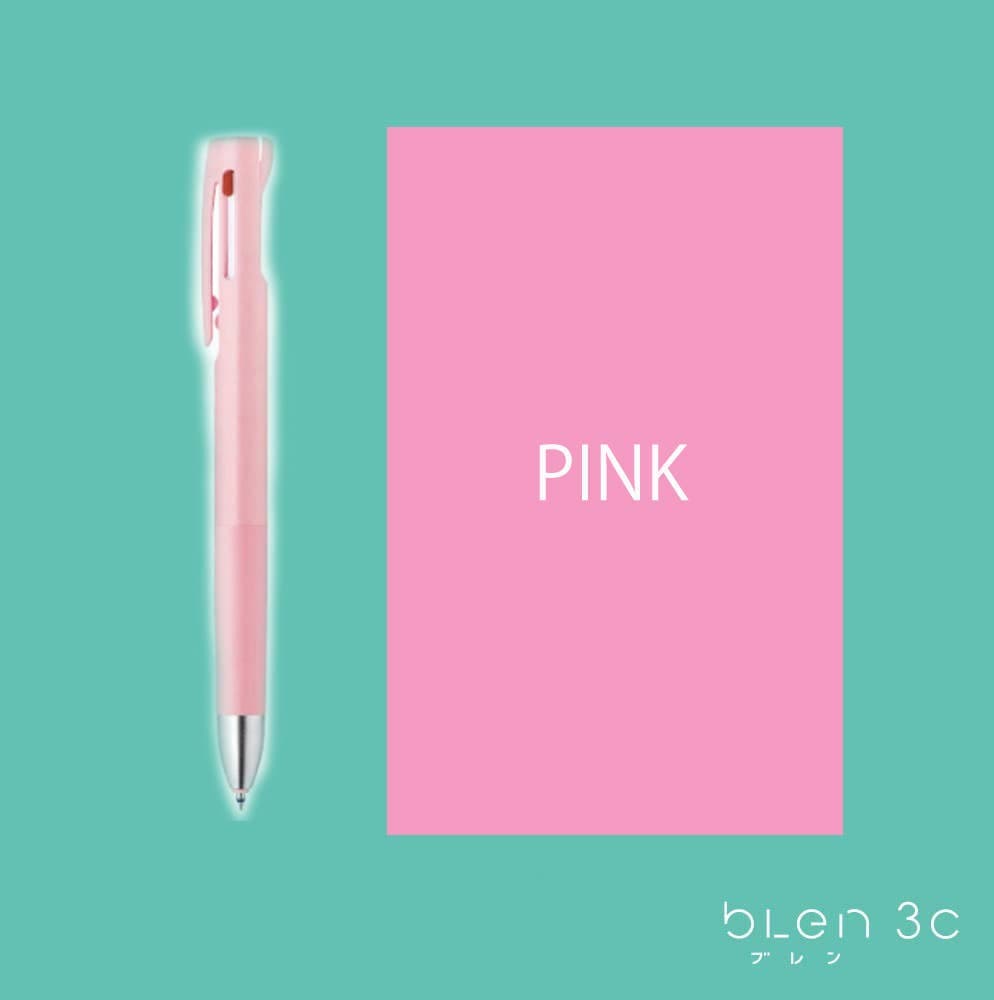 ZEBRA 3COLORS BALLPOINT PEN BLEN 3C: BLACK / 0.7mm