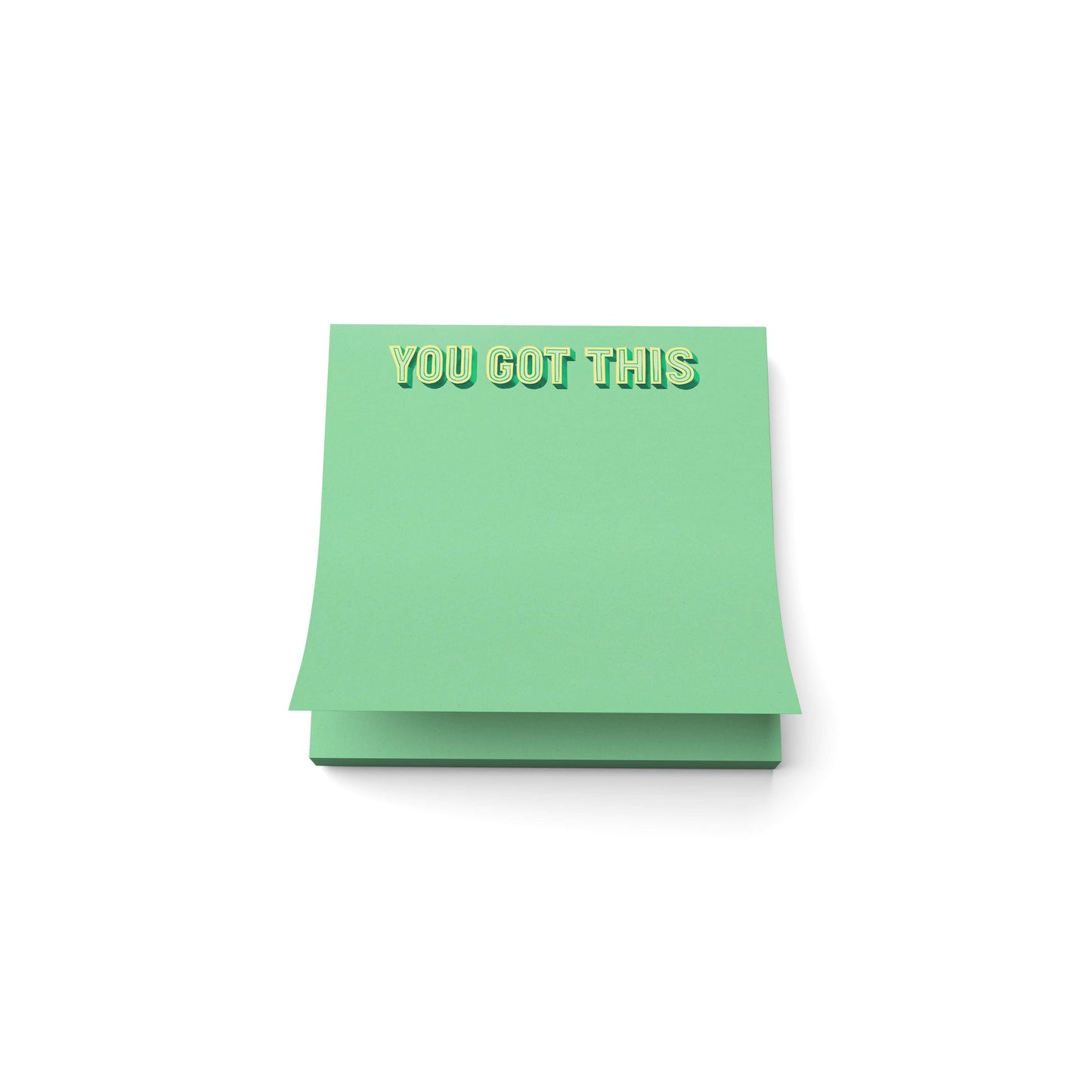 "You Got This" Sticky Notes, 3", 50 Sheets, Office Supply